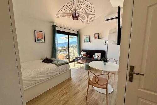 Grosseto-Prugna Apartamento | Studio Vue Mer à Porticcio Piscine et Parking