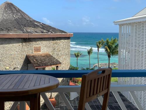 Saint-Francois Apartamento | Studio vue mer dans une résidence créole avec piscine et lagon