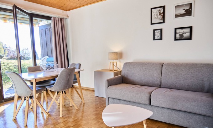 Villars-sur-Ollon Apartamento | Studio with a real ski In/out