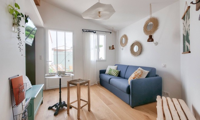 Rivedoux-Plage Apartamento | Estudio con terraza a 250 metros del puerto
