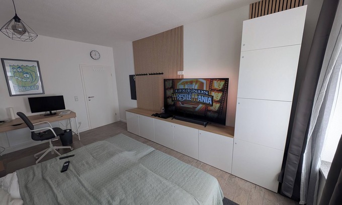 Gablenz Apartamento | Studio with workplace and balcony in a quiet location close to the city.