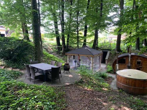gmina Debowiec Apartamento | Studio z kominkiem z leśną sauną, jacuzzi , w okolicy Cieszyn