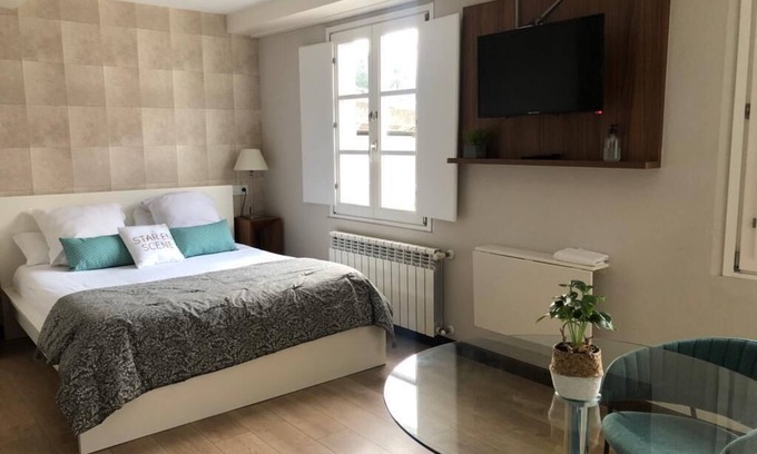 Santiago de Compostela Apartamento | Estudio a 3 min. andando a la catedral - jardin terraza wifi ascensor - 2A