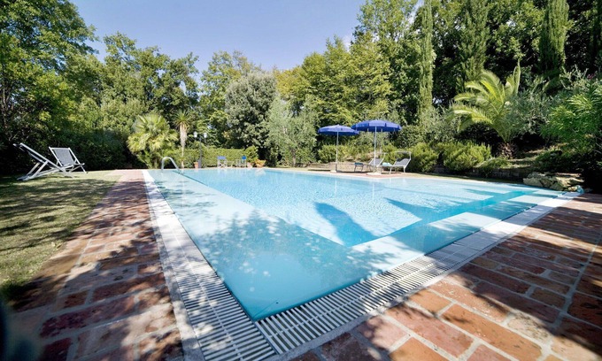 Montopoli in Val d'Arno Villa | Casa de vacaciones privada con WIFI, piscina privada, A/C, TV, patio, vista panorámica
