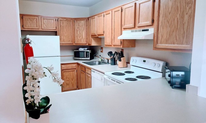 Elkins Park Apartamento | Stunning 1-bedroom condo available for both short and long-term