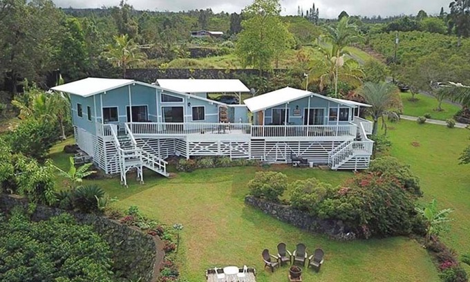 Papa Apartamento | Impresionantes vistas al mar de 180 grados Estudio de 1 habitación / 1 baño en una granja de café 100% Kona