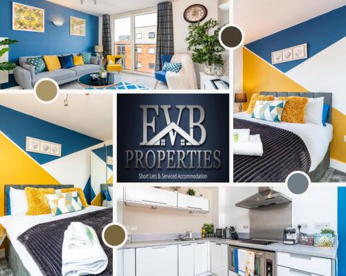 Southampton City Centre Apartamento | Stunning Central 2 Bedroom Apartment by EVB Properties Short Lets & Serviced Accommodation Southampton - Ocean Village