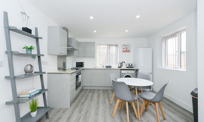 Gedling Apartamento | Stunning & Cosy 2bed Apt, Low Carbon, Parking