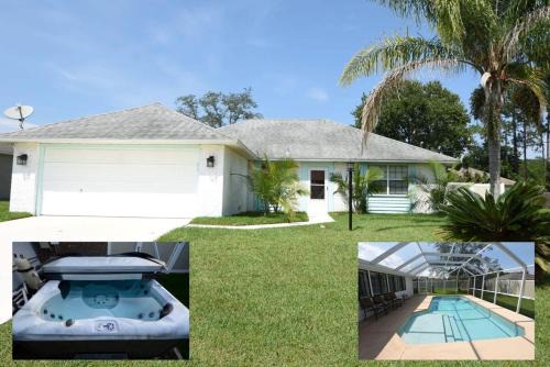 Palm Harbor Casa | Stunning Fenced Home with Heated Pool & Hot Tub