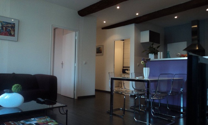 Port-Vendres Apartamento | Port-Vendres: Apartamento reformado de 3 habitaciones + aire acondicionado. Magnífica vista del puerto + parki