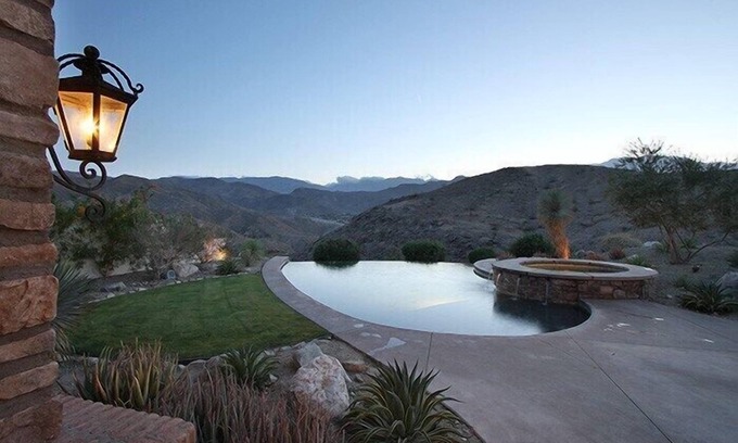 Rancho Mirage Casa | Espectacular compuesto de la cima de la colina con impresionantes vistas
