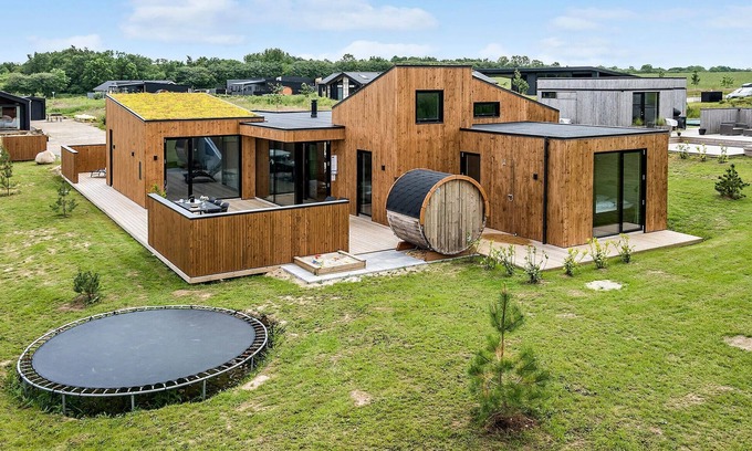 Hvidbjerg Strand Casa | Impresionante casa en Børkop con sauna