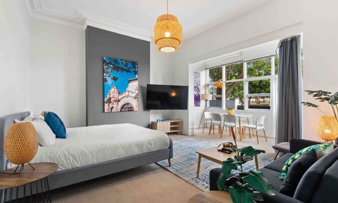North Sydney Apartamento | Stunning Huge Studio & Sunny terrace with Parking