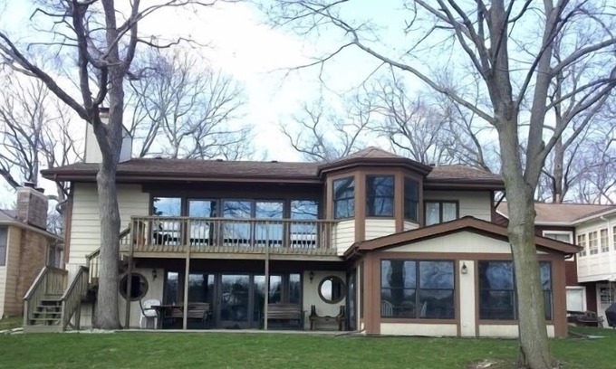 Powers Lake Casa | Impresionante Lake Front Home-Minutos De WI Down Town Lake Geneva