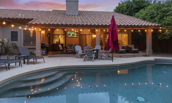 Arabian Views Casa | Impresionante North Scottsdale Home w / piscina climatizada y jacuzzi