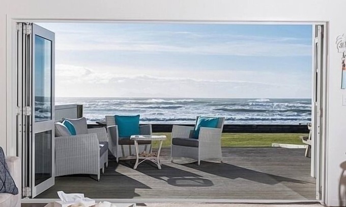 Waihi Beach Casa | Impresionante casa de playa de lujo frente al mar.