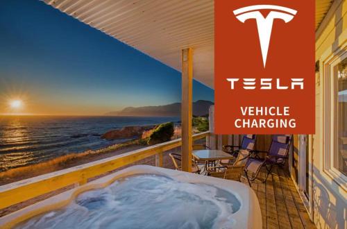 Shelter Cove Apartamento | Stunning Oceanview Shelter Cove! by OceanviewHotTubs Oceanfront! Tesla EV station