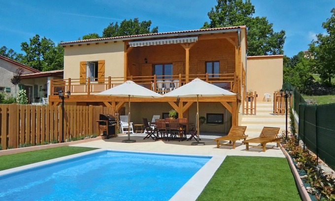 Mallefougasse-Auges Casa | Maravillosa casa de vacaciones privada con piscina privada, WIFI, TV, terraza y aparcamiento