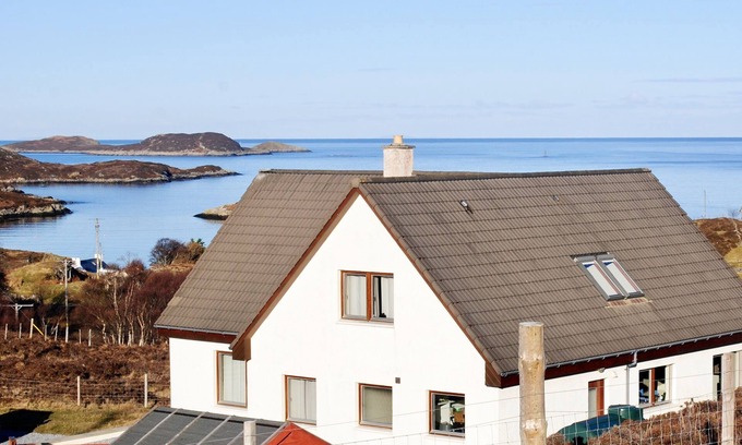 Inverkirkaig Cabaña | Impresionantes vistas panorámicas al mar en el idílico North West Highlands de Escocia.