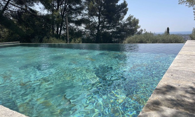 La Valette-du-Var Villa | Casa de vacaciones privada con A/C, WIFI, piscina privada, TV, terraza, vista panorámica