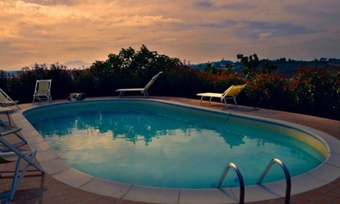 San Miniato Villa | Casa de vacaciones privada con piscina privada, WIFI, TV, vista panorámica, aparcamiento