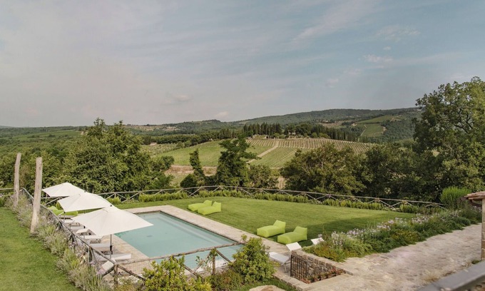 Radda in Chianti Villa | Casa de vacaciones privada con WIFI, A/C, piscina privada, aparcamiento, cerca de Greve In Chianti