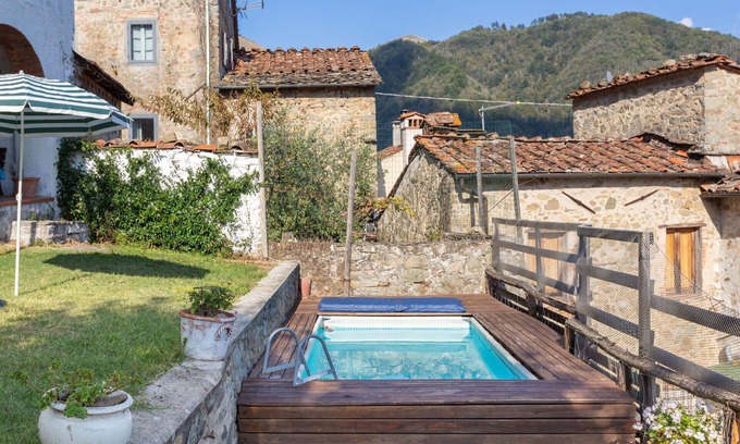 Bagni di Lucca Villa | Casa de vacaciones privada con piscina privada, sauna, WIFI, TV, terraza, vista panorámica