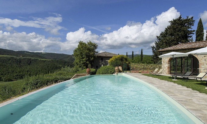 San Gimignano Villa | Casa de vacaciones privada con WIFI, A/C, piscina privada, TV, vista panorámica, aparcamiento