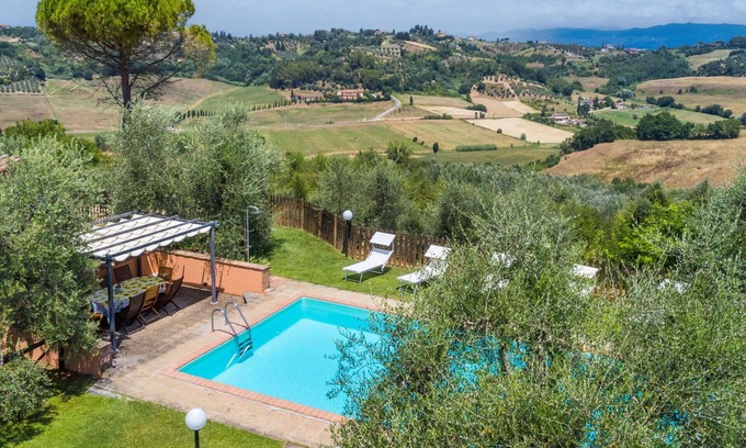 San Miniato Villa | Maravillosa casa de vacaciones privada con piscina privada, A/C, WIFI, TV, terraza y aparcamiento