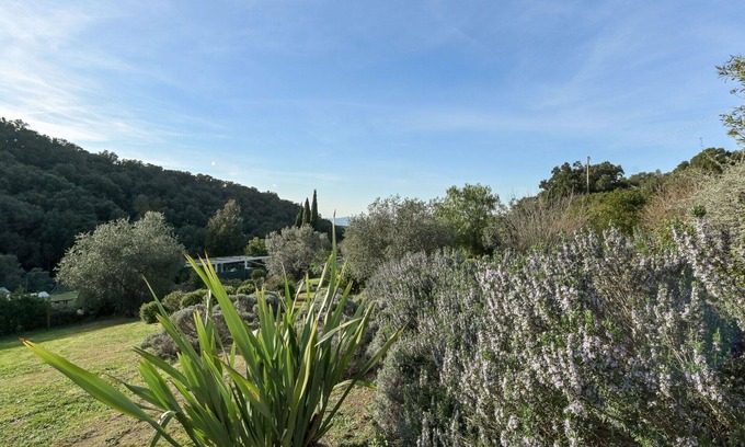Scarlino Villa | Casa de vacaciones privada con WIFI, piscina privada, patio, vista panorámica, aparcamiento