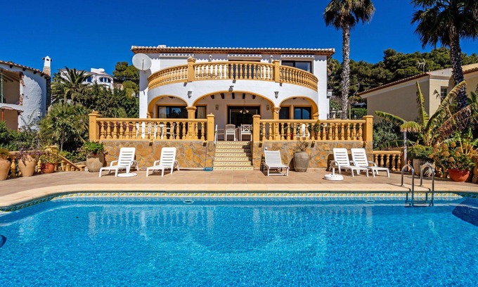 Balcon del Mar Villa | Casa de vacaciones privada con A/C, piscina privada, TV, terraza, vista panorámica, aparcamiento