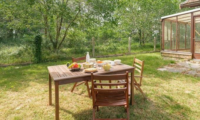 Mimizan Casa | Preciosa casa de vacaciones privada con WIFI, TV, terraza, mascotas permitida y aparcamiento