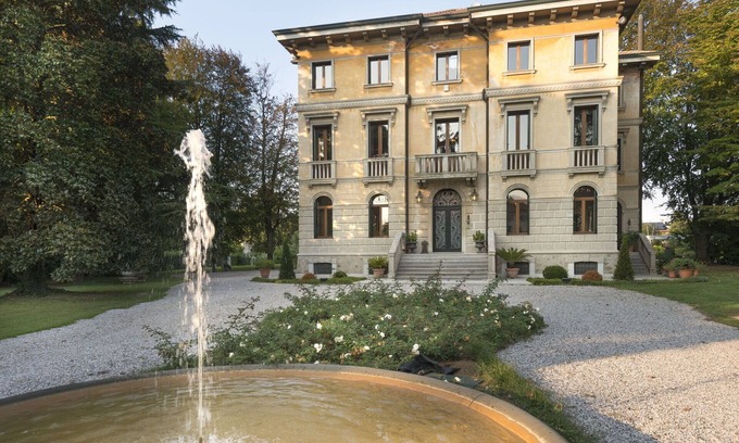 Saonara Villa | Preciosa casa de vacaciones privada para 17 personas con A/C, WIFI, TV y terraza, cerca de Padua