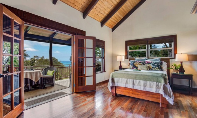 Kalaoa Cabaña | Impresionante, romántica casa de campo en la pendiente de Hualalai