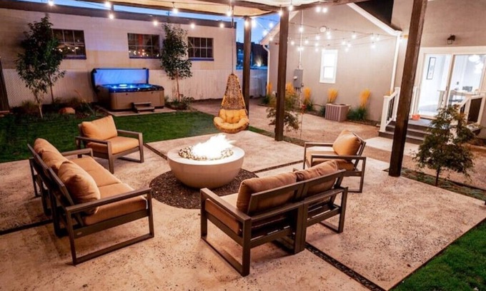 South Salt Lake Casa | Stunning SLC House w/ Hot Tub and Fire Pit!