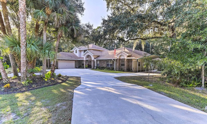 Titusville Casa | Stunning Space Coast Getaway w/ Backyard Oasis!