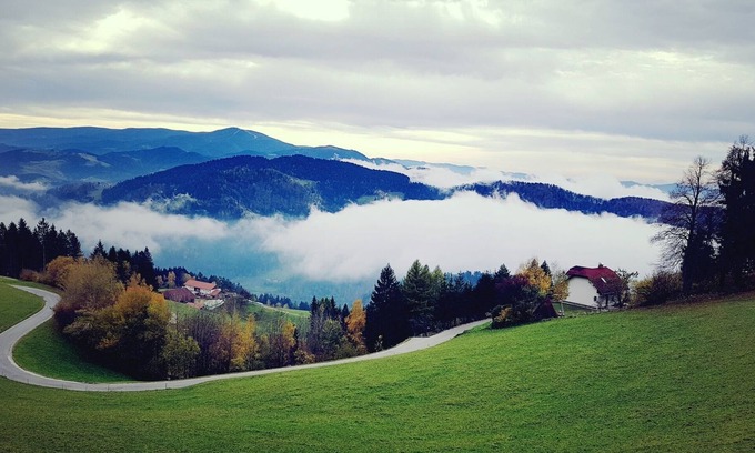 Dravograd Casa | Impresionantes vistas desde la casa en la colina