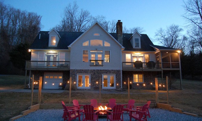 Millville Casa | Stunning Views, Riverfront Privacy, 18-Acre Estate - Near Hikes, Wine/Breweries!