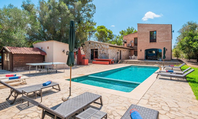 Algaida Villa | Impresionante villa Son French con vistas a la montaña, Wi-Fi