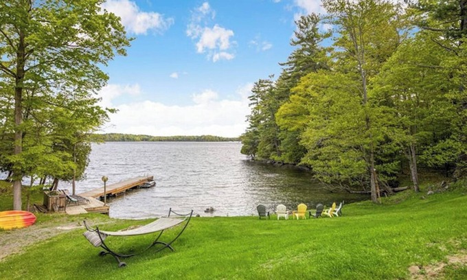 Rideau Lakes Casa | Stunning waterfront home nestled in a private bay on Opinicon Lake, pet friendly