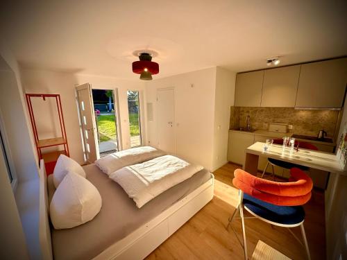 Caputh Apartamento | Stylisches See-Studio mit Badezugang & Garten