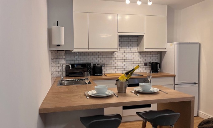 Cadishead Apartamento | Stylish 1-Bedroom Apartment in Manchester