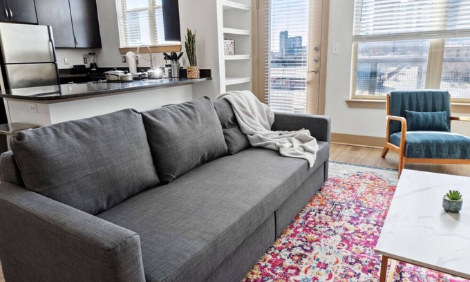 Deep Ellum Apartamento | Stylish 1Br in Deep Ellum with Free Parking Near Baylor Med