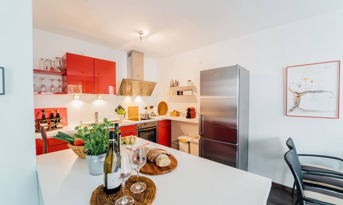 Deidesheim Apartamento | Comfort vacation apartment in Deidesheim 60m2 with private garden, barrier-free