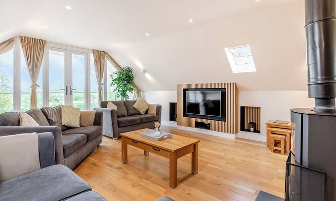 Middlezoy Cabaña | Alojamiento de 4 habitaciones en Glastonbury