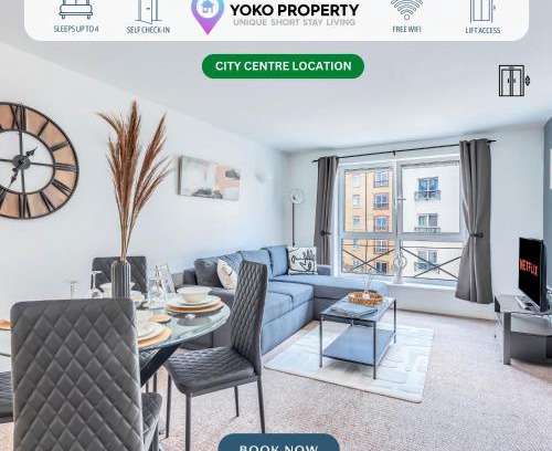 Northampton Apartamento | Stylish Apartment in Northampton Town Centre by Yoko Property