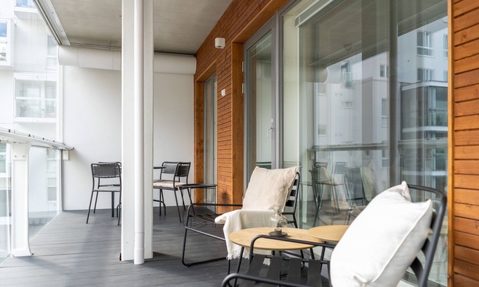 Etelainen District Apartamento | Stylish apartment with big sunny terrace