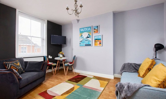 Castle Donington Apartamento | Stylish Apt. Near Airport, Fast Wifi, Gym Pass