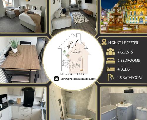 Barwell Apartamento | Stylish Barwell Home B with Free Parking - Sleeps 4