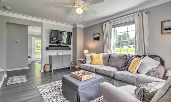 Fort Payne Casa | Stylish Fort Payne Retreat: Hike & Rock Climb